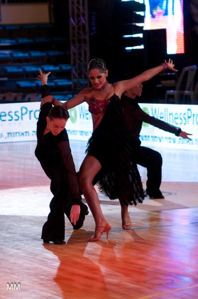 Фото бальные танцы латина Румба Израиль Михаэль Лернер и Марика Одикадзе