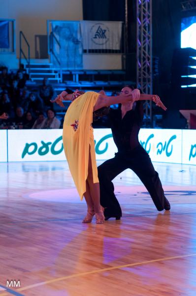 Бальные танцы в Израиле фото, Михаэль Лернер и Марика Одикадзе, Румба